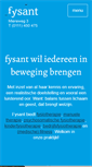 Mobile Screenshot of fysant.nl